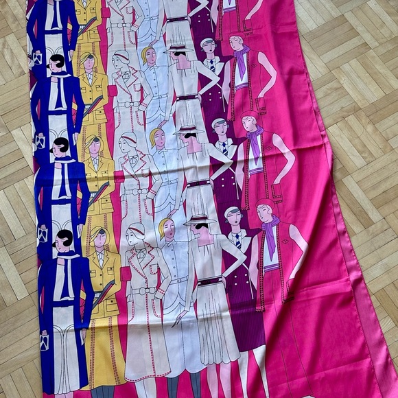 Extra Large Colorful Scarf - Picture 4 of 4